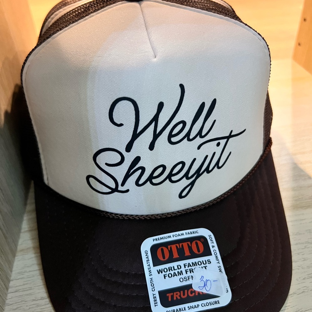 OTTO Brown and Cream Trucker Hat
